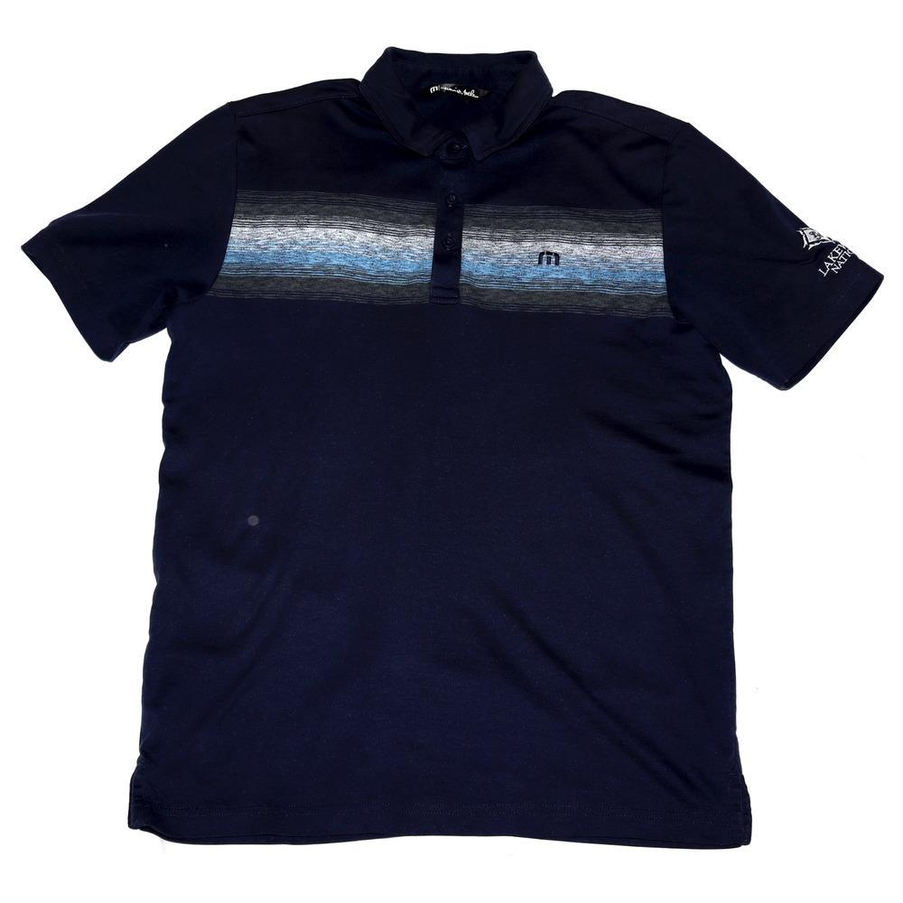 Travis Mathew "Lakewood National" Men's Short Sleeve Golf Polo Shirt Size Medium